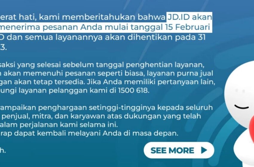  Tutupnya JD.ID dan Persaingan E-Commerce Online di Indonesia