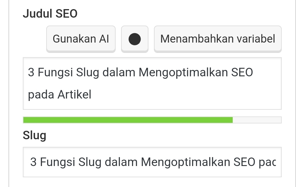 3 Kekurangan Slug yang Dapat Mempengaruhi Artikel di Website